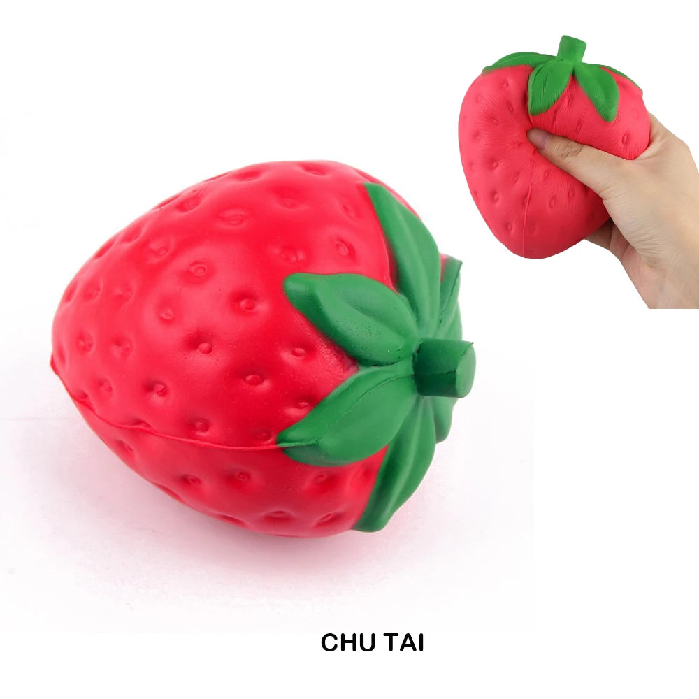 Super Jumbo Strawberry Squishy Cream Scented Squishy Slow Rising