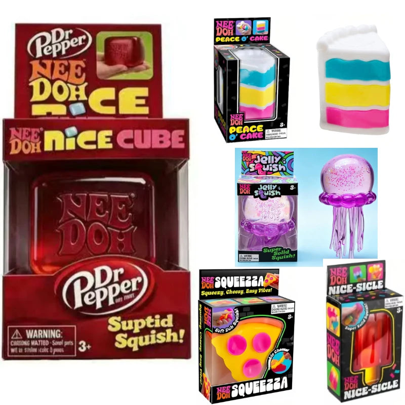 Nee Doh Sensory Squishy Cube, Nice Cube & MORE