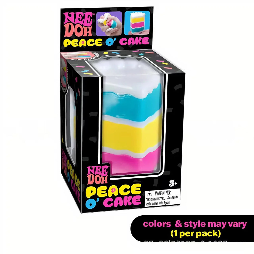 Schylling Nee Doh Sensory Squishy Cube, Nice Cube & Nice-Sicle Stress Relief Toy, Anti-Anxiety Squeeze Fidget for Daily Relax