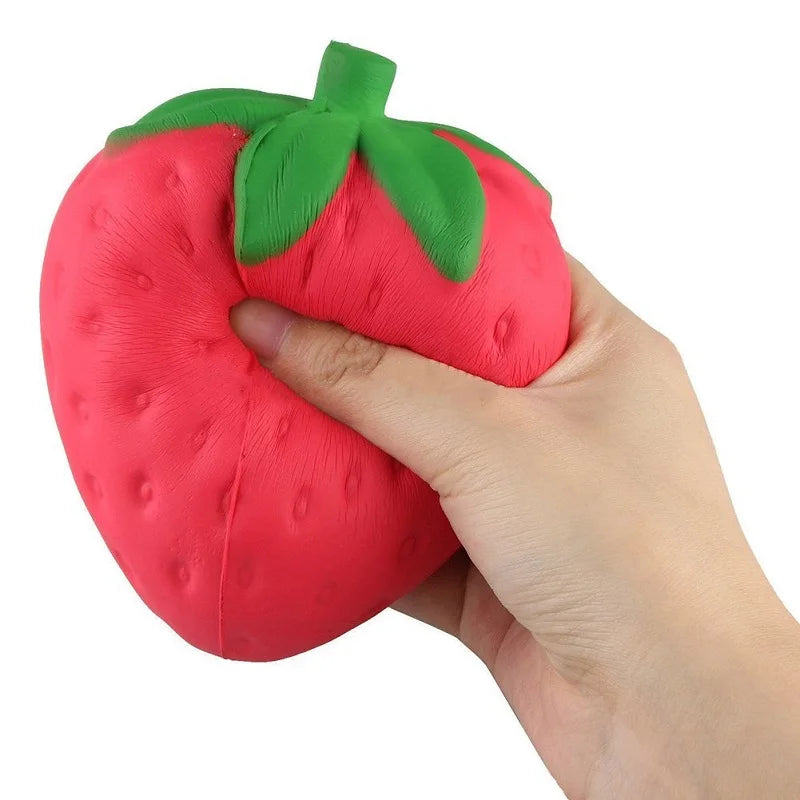 Super Jumbo Strawberry Squishy Cream Scented Squishy Slow Rising
