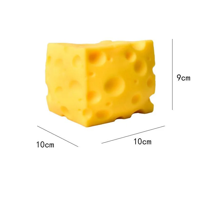 Realistic Squishy Cheese Cube