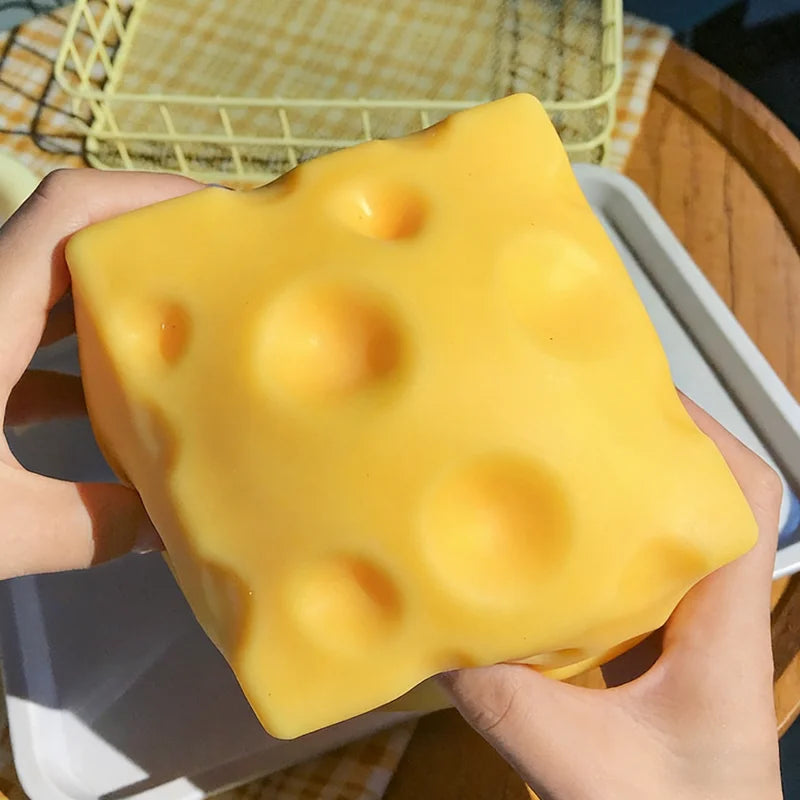 Realistic Squishy Cheese Cube